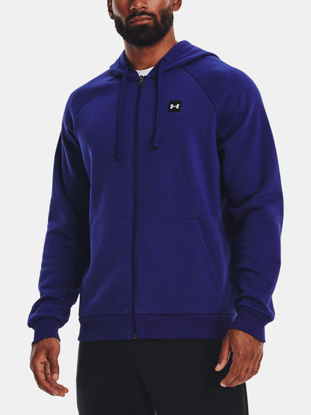 Under Armour UA Rival Fleece FZ Hoodie-BLU Mikina