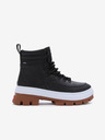 Vans Černé dámské kožené zimní kotníkové boty VANS Colfax Elevate