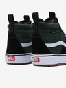 Vans Zeleno-černé pánské kotníkové tenisky se semišovými detaily VANS SK8-Hi