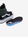 Vans Zeleno-černé pánské kotníkové tenisky se semišovými detaily VANS SK8-Hi