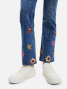 Desigual Modré dámské flared fit džíny Desigual Nicole
