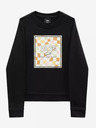 Vans Černá holčičí mikina VANS Wavy Check Box Logo