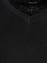 Jack & Jones Černý basic svetr Jack & Jones Emil