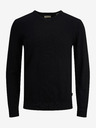 Jack & Jones Černý basic svetr Jack & Jones Emil