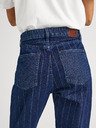 Pepe Jeans Modré dámské pruhované džíny Pepe Jeans Robyn Stripe