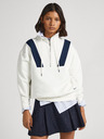 Pepe Jeans Bílá dámská mikina na zip Pepe Jeans Celia