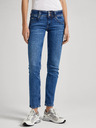 Pepe Jeans Modré dámské slim fit džíny Jeans Pepe Jeans