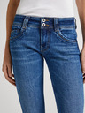 Pepe Jeans Modré dámské slim fit džíny Jeans Pepe Jeans