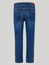 Pepe Jeans Modré dámské zkrácené straight fit Jeans Pepe Jeans