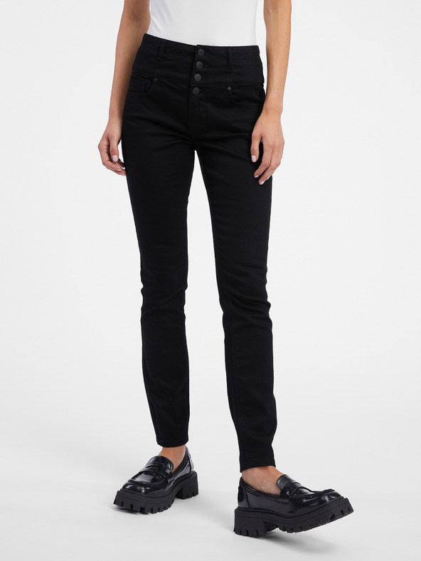 Orsay Černé dámské skinny fit džíny ORSAY