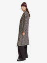 Scotch & Soda Hnědý dámský zimní kabát s leopardím vzorem Scotch & Soda