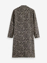 Scotch & Soda Hnědý dámský zimní kabát s leopardím vzorem Scotch & Soda