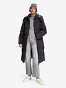 Scotch & Soda Černý dámský zimní prošívaný kabát Scotch & Soda