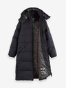 Scotch & Soda Černý dámský zimní prošívaný kabát Scotch & Soda