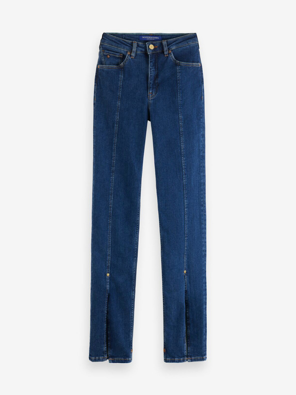 Scotch & Soda Tmavě modré dámské bootcut džíny Scotch & Soda