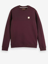Scotch & Soda Vínová pánská mikina Scotch & Soda