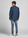 Jack & Jones Modré skinny džíny Jack & Jones Glenn