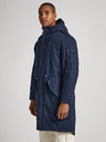 Pepe Jeans Tmavě modrá pánská zimní parka Pepe Jeans Bowie