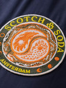 Scotch & Soda Tmavě modrá pánská zimní parka Scotch & Soda