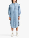 Levi's® Světle modré dámské džínové košilové midišaty Levi's® Osteria Duster