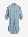 Levi's® Světle modré dámské džínové košilové midišaty Levi's® Osteria Duster