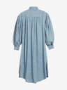 Levi's® Světle modré dámské džínové košilové midišaty Levi's® Osteria Duster