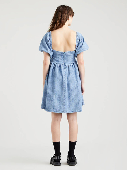 Levi's® Modré dámské džínové krátké šaty Levi's®