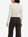 Levi's® Béžový dámský žebrovaný zavinovací svetr/top 2v1 Levi's®