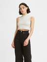 Levi's® Béžový dámský žebrovaný zavinovací svetr/top 2v1 Levi's®