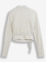 Levi's® Béžový dámský žebrovaný zavinovací svetr/top 2v1 Levi's®