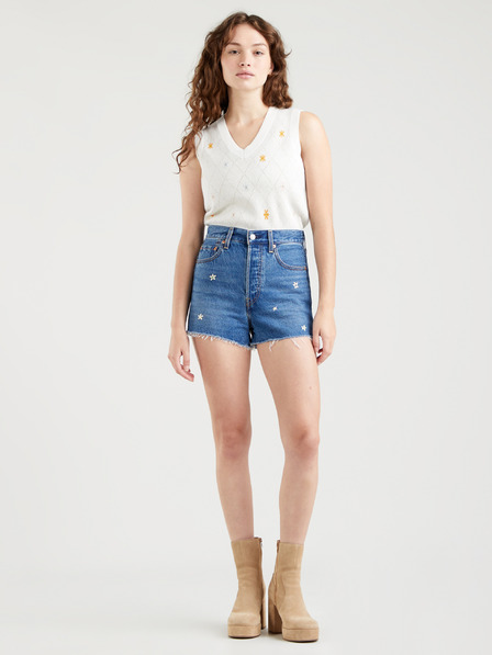Levi's® Modré dámské džínové kraťasy Levi's®