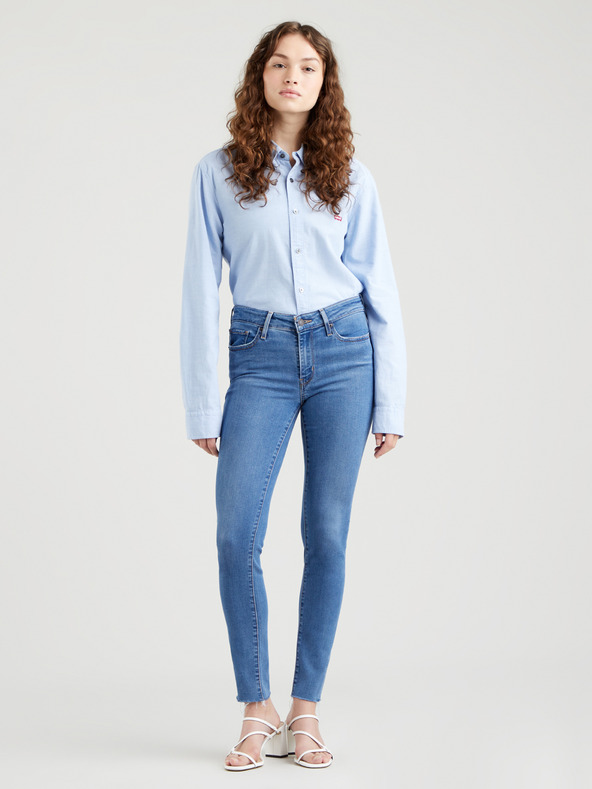 Levi's® Modré dámské skinny fit džíny Levi's® 711