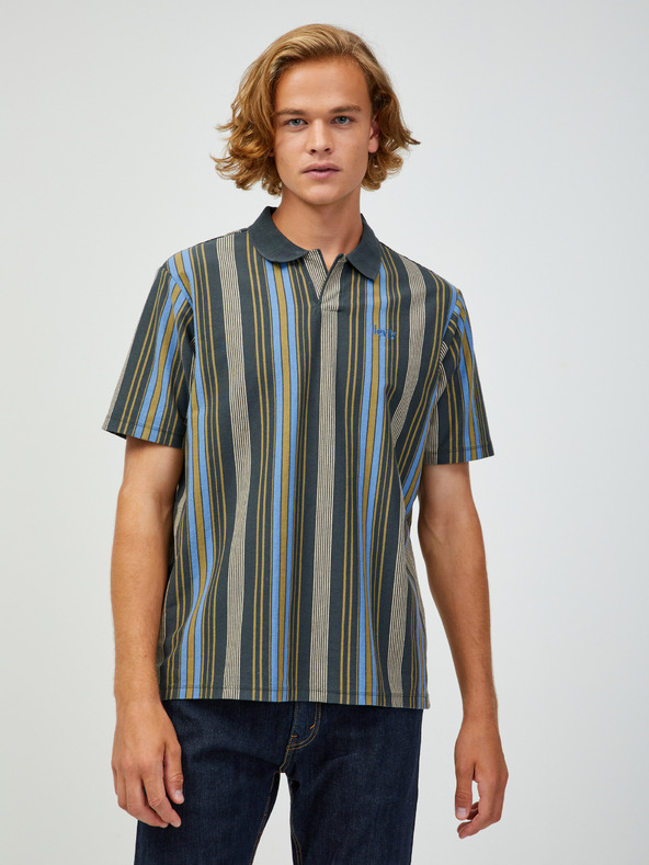 Levi's® Modré pánské pruhované polo tričko Levi's®
