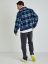 Levi's® Modrá pánská kostkovaná košilová bunda s příměsí vlny Levi's®