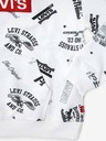 Levi's® Bílá dětská vzorovaná mikina s kapucí Levi's®