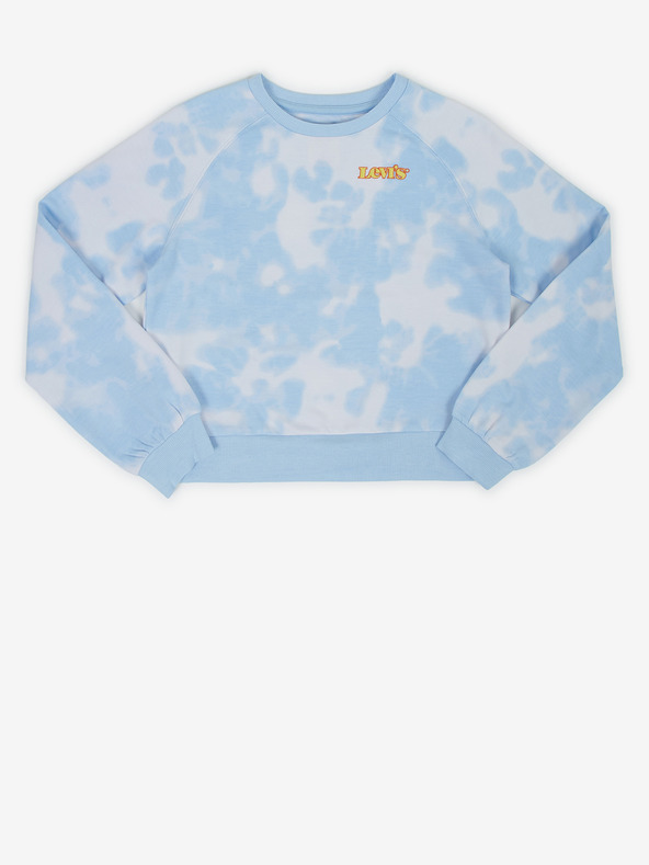 Levi's® Bílo-modrá dětská batikovaná mikina Levi's®