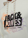 Jack & Jones Krémová pánská mikina s kapucí Jack & Jones Map