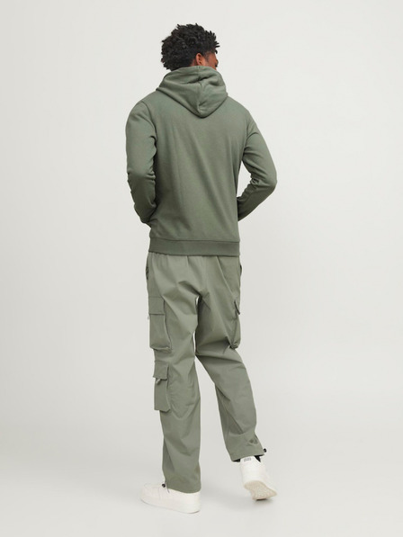 Jack & Jones Zelená pánská mikina s kapucí Jack & Jones Map