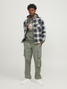 Jack & Jones Zelená pánská mikina s kapucí Jack & Jones Map
