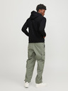 Jack & Jones Černá pánská mikina s kapucí Jack & Jones Map