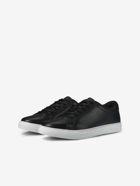 Jack & Jones Černé kožené tenisky Jack & Jones Galaxy