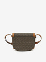 Michael Kors Tmavě hnědá crossbody kabelka Michael Kors Hally