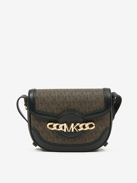 Michael Kors Tmavě hnědá crossbody kabelka Michael Kors Hally
