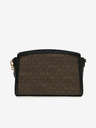 Michael Kors Tmavě hnědá dámská vzorovaná crossbody kabelka Michael Kors