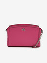Michael Kors Tmavě růžová dámská kožená crossbody kabelka Michael Kors