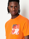 Armani Exchange Oranžové pánské tričko Armani Exchange