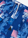 Armani Exchange Modré pánské vzorované plavky Armani Exchange