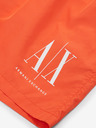 Armani Exchange Oranžové pánské plavky Armani Exchange