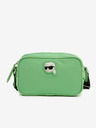 Karl Lagerfeld Světle zelená dámská crossbody kabelka KARL LAGERFELD Ikonik 2.0 Camera Bag