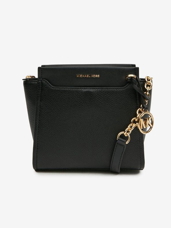 Michael Kors Černá dámská kožená crossbody kabelka Michael Kors